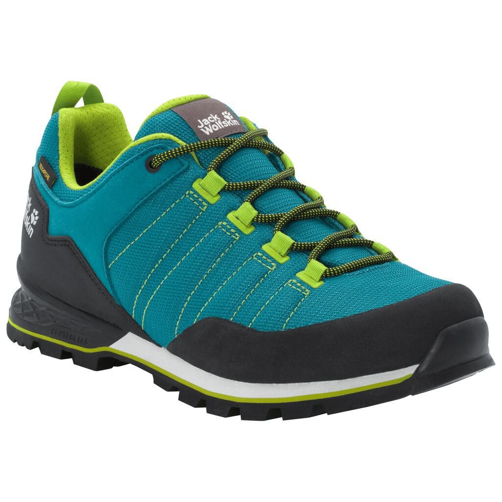 Jack Wolfskin SCRAMBLER LITE TEXAPORE LOW Chaussures Homme Vert/Vert Clair - JFRPIHV-96